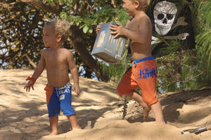 Little Kids Upcycled Beach Comber Shorts