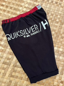 Kids Size 8 "Black & Red Dinosaur" Beach Comber Shorts