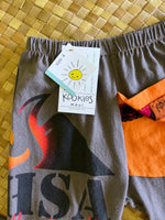 Load image into Gallery viewer, Kids Size 4 "Grey &amp; Orange UH Hilo" ʻOpihi Picker Pants
