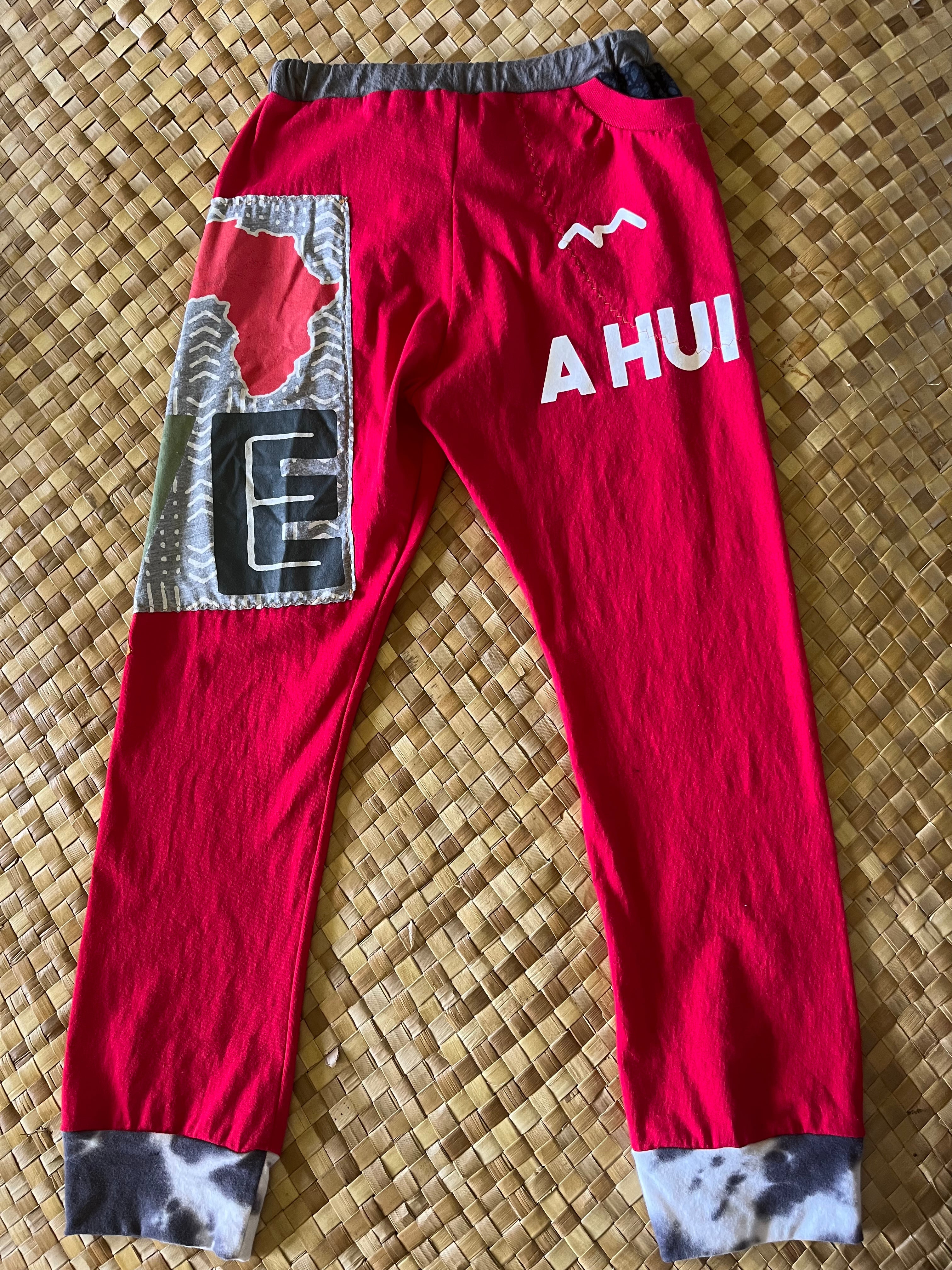 Kids Size 10 "Red & Grey LOVE" Holoholo Pants