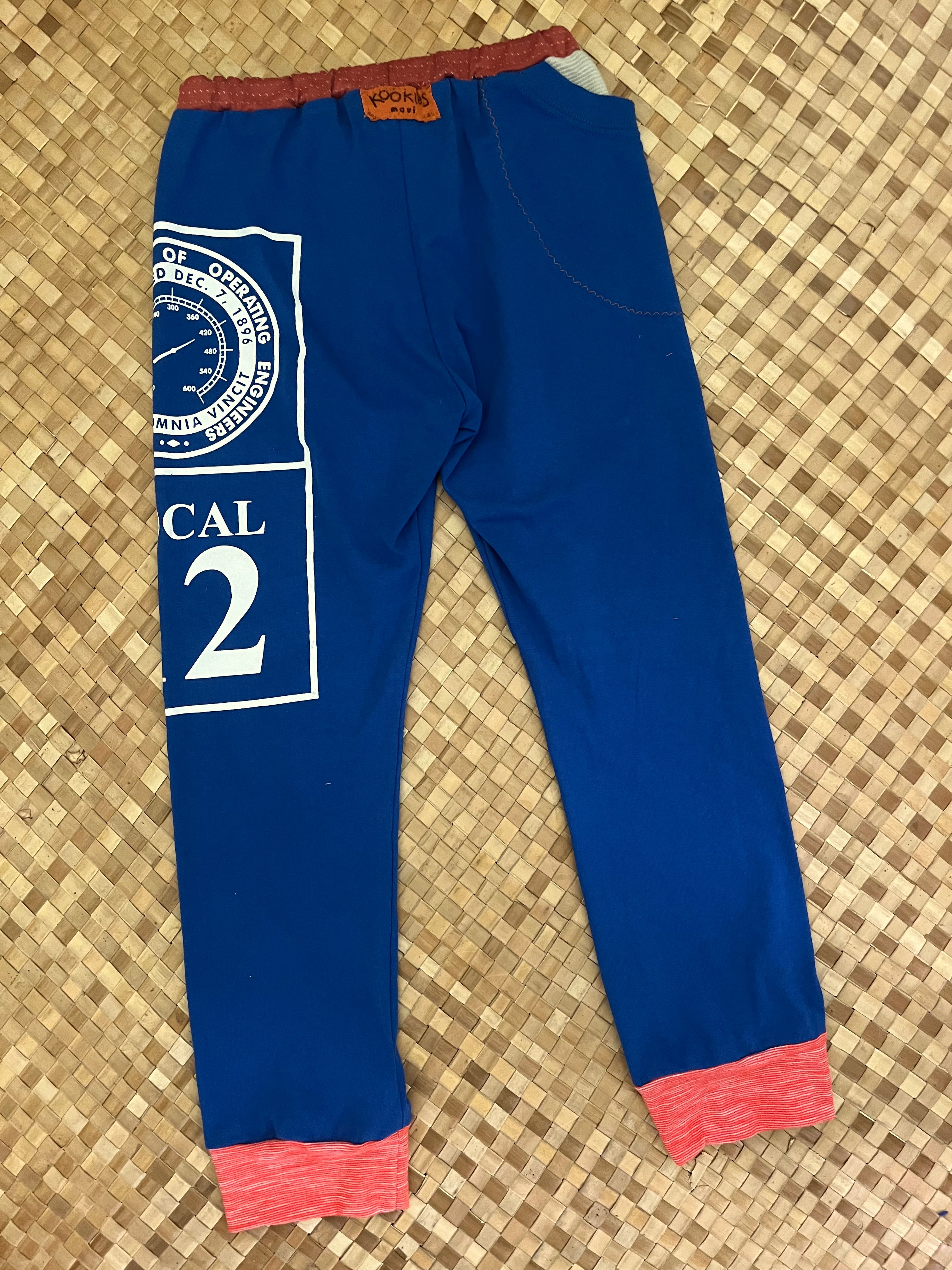 Kids Size 10 "Blue & Rust Local" Holoholo Pants