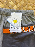 Load image into Gallery viewer, Kids Size 6 &quot;Grey &amp; Orange Tigers&quot; ʻOpihi Picker Pants
