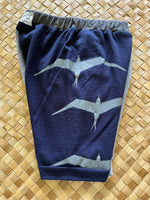 Load image into Gallery viewer, Kids Size 2 &quot;Blue Iwa Birds&quot; Beach Comber Shorts
