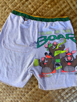 Load image into Gallery viewer, Mens Size S &quot;Grey &amp; Red Year of The Boar&quot; Kanikapila Shorts
