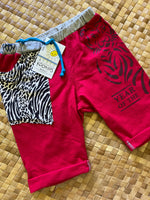 Load image into Gallery viewer, Kids Size 6 "Red Year of the Tiger" Beach Comber Shorts
