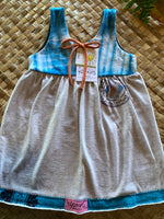 Load image into Gallery viewer, Kids Size 2 &quot;Grey &amp; Tie Dye Scuba Luv Maui&quot; Kuʻuipo Dress
