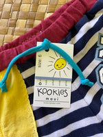 Load image into Gallery viewer, Kids Size 6 &quot;Blue Stripes Donald Duck&quot; Beach Comber Shorts
