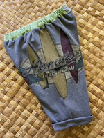 Load image into Gallery viewer, Kids Size 6 &quot;Slate Grey Hanalei Surf&quot; Beach Comber Shorts
