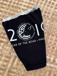 Kids Size 8 "Blue & Black Year of the Boar" Beach Comber Shorts