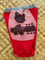 Load image into Gallery viewer, Kids Size 4 &quot;Red &amp; Blue Bird and Guitar&quot; Beach Comber Shorts
