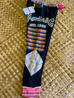 Load image into Gallery viewer, Kids Size 8 "Black &amp; Stripes Nirvana" Holoholo Pants
