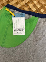 Load image into Gallery viewer, Ladies Size S &quot;Grey &amp; Green Kalo Leaf&quot; Simple Shorty
