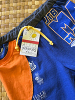 Load image into Gallery viewer, Kids Size 8 "Blue &amp; Orange Maui Marathon" Beach Comber Shorts
