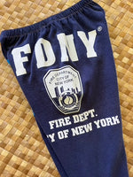 Load image into Gallery viewer, Kids Size 6 &quot;Blue &amp; Orange FDNY&quot; ʻOpihi Picker Pants
