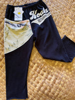 Load image into Gallery viewer, Kids Size 6 &quot;Black &amp; Floral Koala Moa&quot; ʻOpihi Picker Pants
