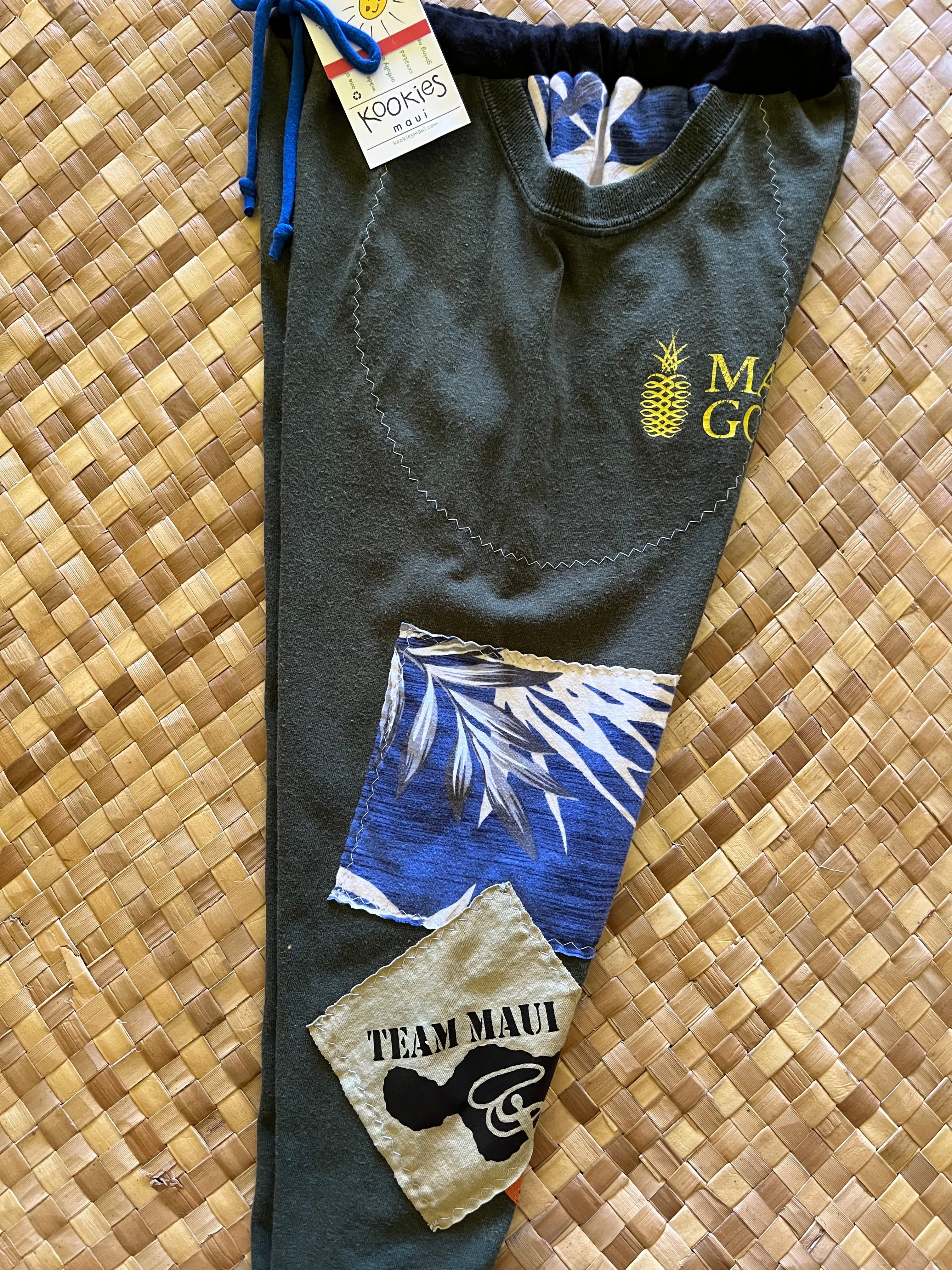 Kids Size 8 "Green Maui Gold" Holoholo Pants