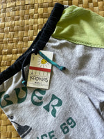 Load image into Gallery viewer, Kids Size 8 &quot;Green &amp; Grey Surf&quot; Beach Comber Shorts
