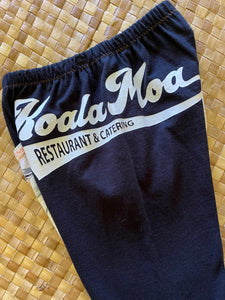 Kids Size 6 "Black & Floral Koala Moa" ʻOpihi Picker Pants