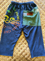 Load image into Gallery viewer, Kids Size 2 &quot;Blue &amp; Tie-Dye Maui and Sons&quot; ʻOpihi Picker Pants
