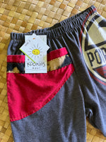 Load image into Gallery viewer, Kids Size 2 "Red &amp; Grey Poipu Beach" ʻOpihi Picker Pants
