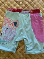 Load image into Gallery viewer, Kids Size 2 &quot;Pastel Bear&quot; Beach Comber Shorts
