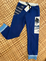 Load image into Gallery viewer, Kids Size 10 &quot;Shades of Blue Surfing&quot; Holoholo Pants
