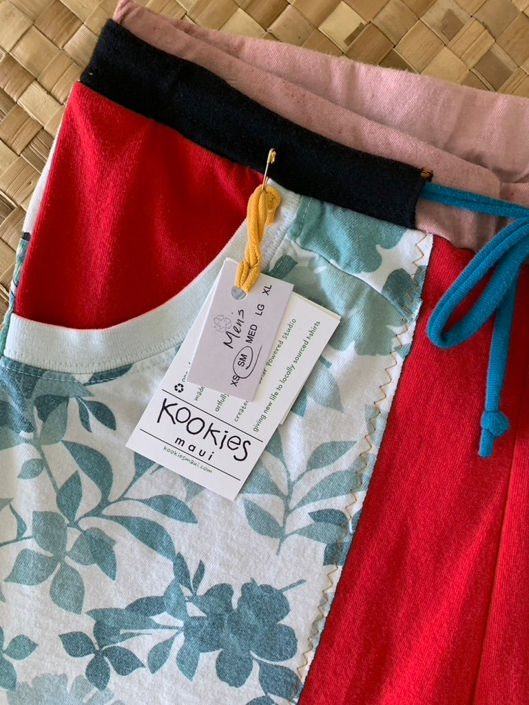 Mens Size S "Red & White Vintage Nagata Store" ʻOpihi Picker Shorts