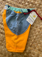 Load image into Gallery viewer, Kids Size 2 &quot;Goldenrod &amp; Blue Punahou&quot; Beach Comber Shorts
