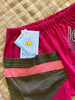 Load image into Gallery viewer, Kids Size 4 "Red Lahaina" ʻOpihi Picker Pants
