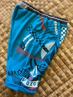 Load image into Gallery viewer, Kids Size 6 &quot;Teal &amp; Rust Volcom&quot; Beach Comber Shorts
