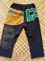 Load image into Gallery viewer, Kids Size 4 &quot;Gold &amp; Black Family&quot; ʻOpihi Picker Pants
