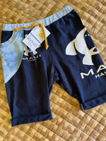 Load image into Gallery viewer, Kids Size 6 "Blues Maui Turtle" Beach Comber Shorts
