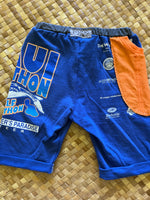 Load image into Gallery viewer, Kids Size 8 "Blue &amp; Orange Maui Marathon" Beach Comber Shorts
