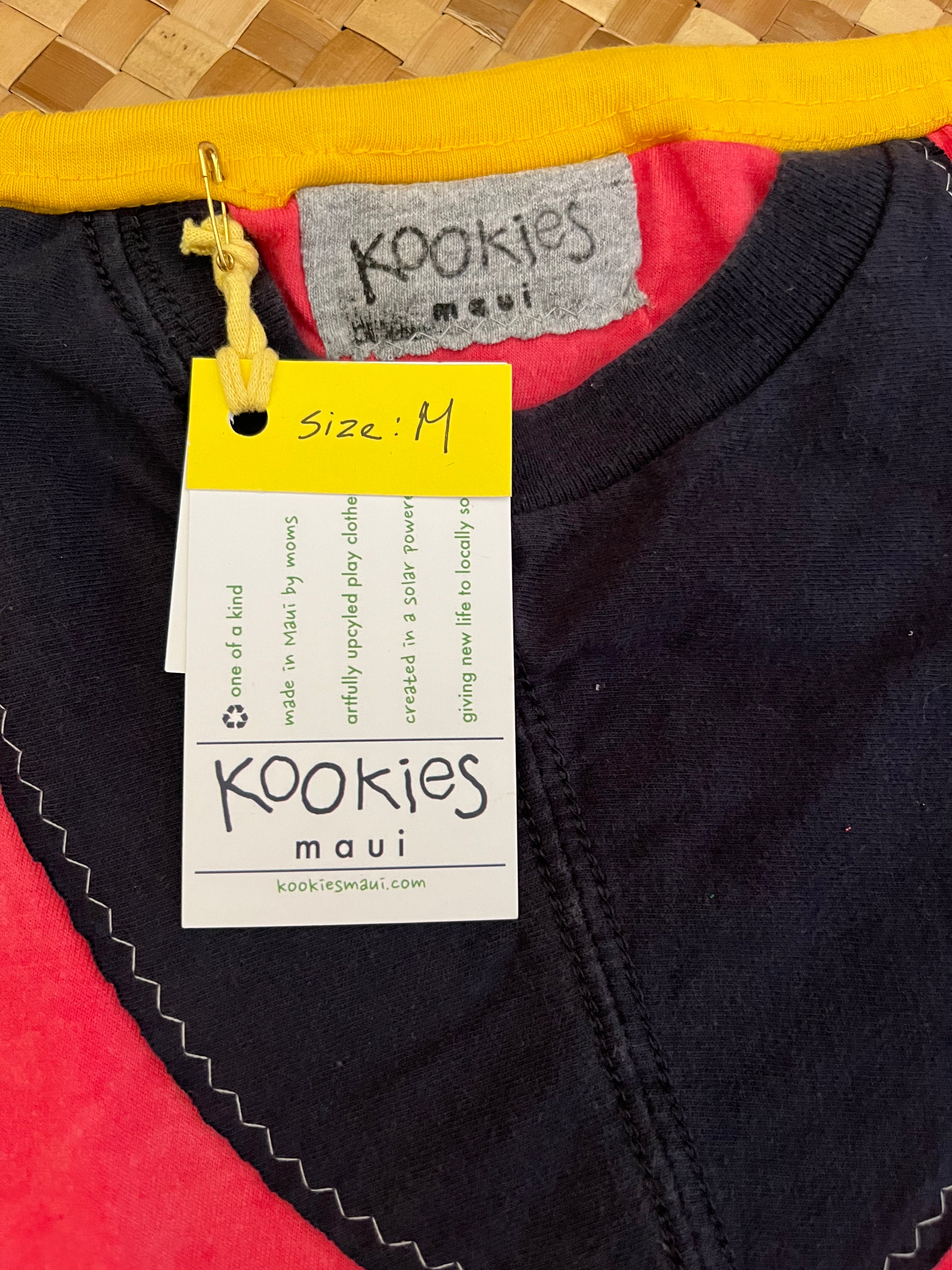 Ladies Size M "Red & Black Day of the Dead" Simple Shorty