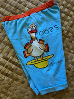 Load image into Gallery viewer, Kids Size 6 "Blue &amp; Stripes Turkey" Beach Comber Shorts
