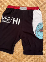 Load image into Gallery viewer, Kids Size 8 &quot;Black &amp; Red Dinosaur&quot; Beach Comber Shorts
