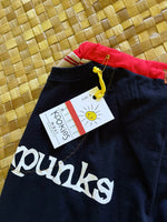 Load image into Gallery viewer, Kids Size 8 "Black &amp; Red Local Punks" Holoholo Pants
