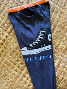 Kids Size 8 "Slate Blue High Tops" Holoholo Pants