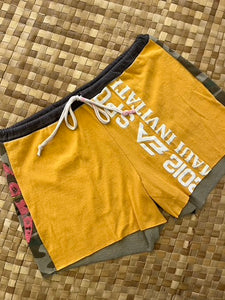 Ladies Size S "Camo & Goldenrod Sun and Moon" Simple Shorty