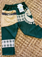 Load image into Gallery viewer, Kids Size 4 &quot;Green Palaka Rooster&quot; ʻOpihi Picker Pants
