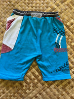 Load image into Gallery viewer, Kids Size 6 &quot;Teal &amp; Rust Volcom&quot; Beach Comber Shorts
