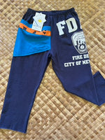 Load image into Gallery viewer, Kids Size 6 &quot;Blue &amp; Orange FDNY&quot; ʻOpihi Picker Pants
