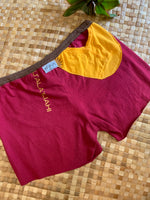Load image into Gallery viewer, Ladies Size L &quot;Maroon &amp; Gold Iliahi&quot; Simple Shorty Shorts
