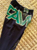 Load image into Gallery viewer, Kids Size 4 &quot;Gold &amp; Black Family&quot; ʻOpihi Picker Pants
