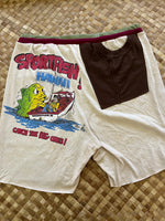 Load image into Gallery viewer, Mens Size M &quot;Brown &amp; Greens Sportfish Hawaii&quot; Kanikapila Shorts
