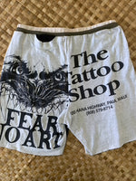 Load image into Gallery viewer, Mens Size M &quot;Black &amp; White Floral Tattoo&quot; Kanikapila Shorts
