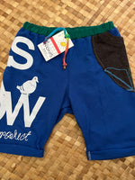 Load image into Gallery viewer, Kids Size 8 &quot;Blue &amp; Green Das Da How&quot; Beach Comber Shorts
