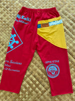 Load image into Gallery viewer, Kids Size 4 &quot;Red &amp; Blue Malama Na Keiki&quot; ʻOpihi Picker Pants
