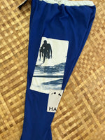 Load image into Gallery viewer, Kids Size 10 &quot;Shades of Blue Surfing&quot; Holoholo Pants
