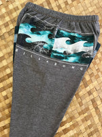 Load image into Gallery viewer, Kids Size 6 &quot;Blue &amp; Grey Waves&quot; ʻOpihi Picker Pants
